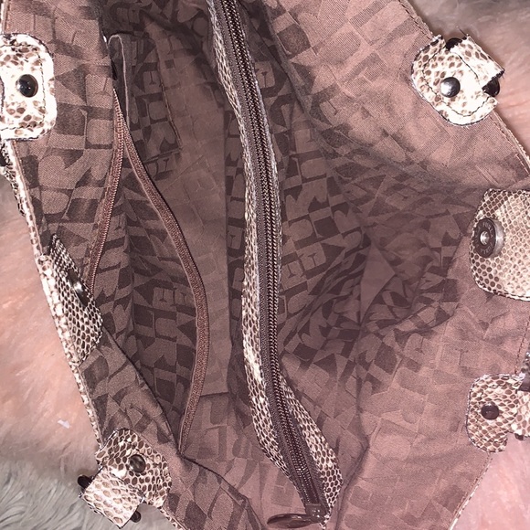 FURLA Snakeskin Tote Made in Italy - Picture 11 of 11